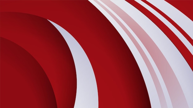 Red and white abstract background