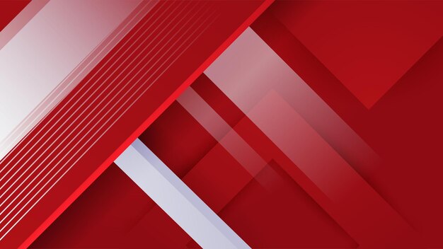 Vector red and white abstract background