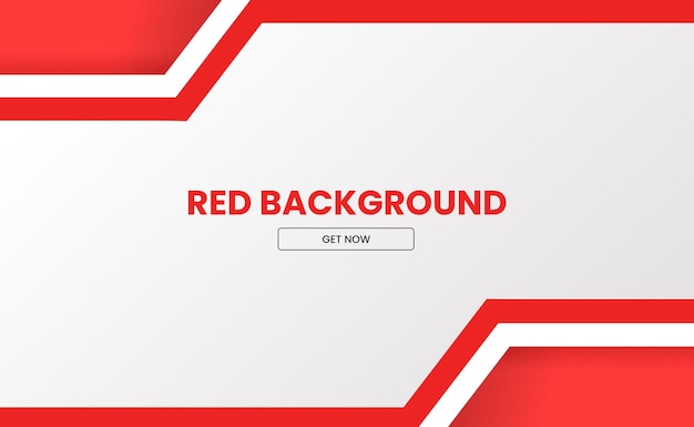 red white abstract shape background template