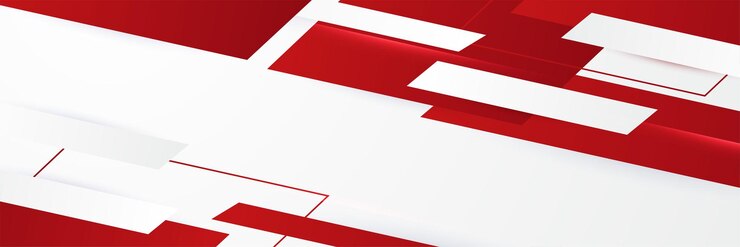 Vector red and white abstract wide banner background template corporate concept red black grey and white contrast background vector graphic design illustration
