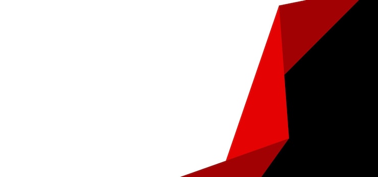 वेक्टर a red and white background with a red triangle on it