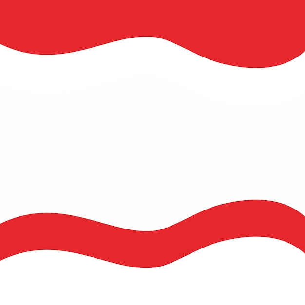 Красно-белый фон с белой полосой с надписью «красный».