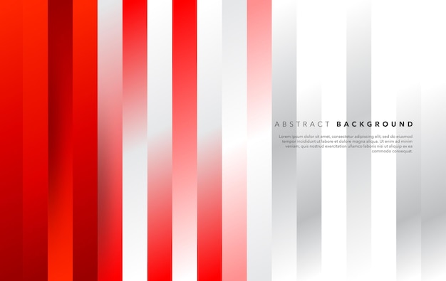 Vector red and white color gradient abstract background