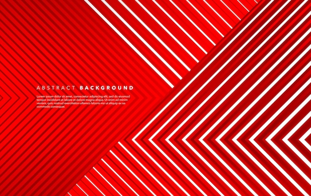 Vector red white modern abstract background design