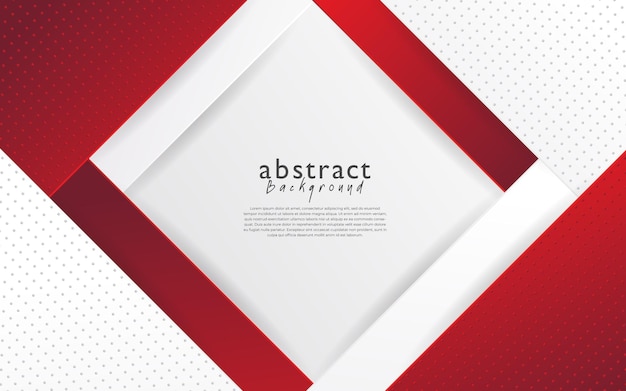 Red white modern abstract background design