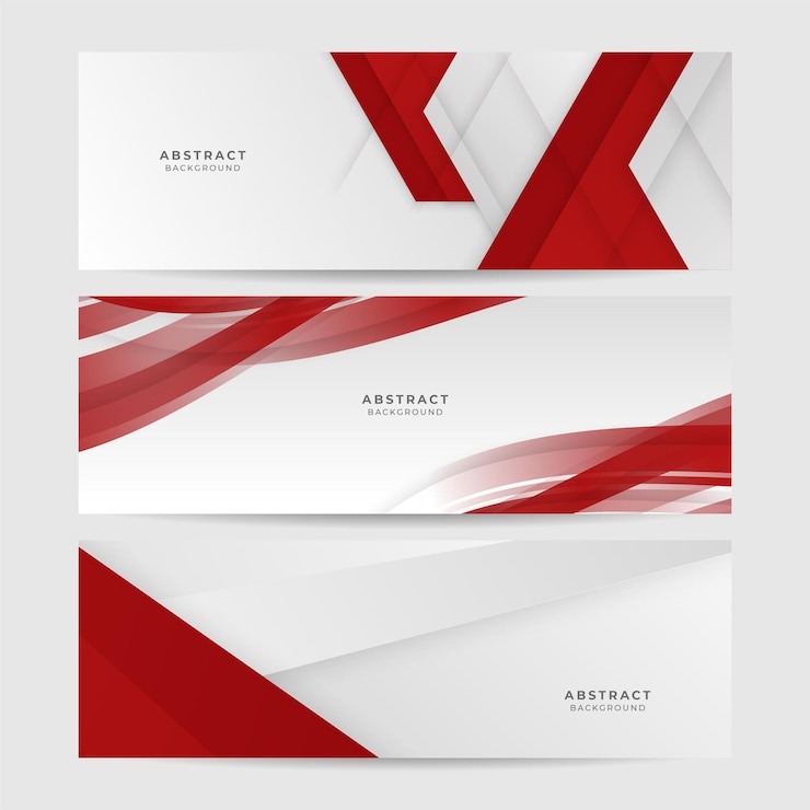 Vector red and white shiny hitech motion background