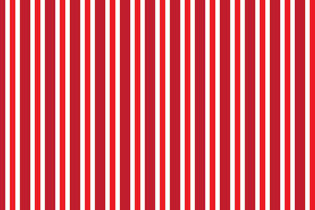 Vector red and white striped background with a pattern of stripes