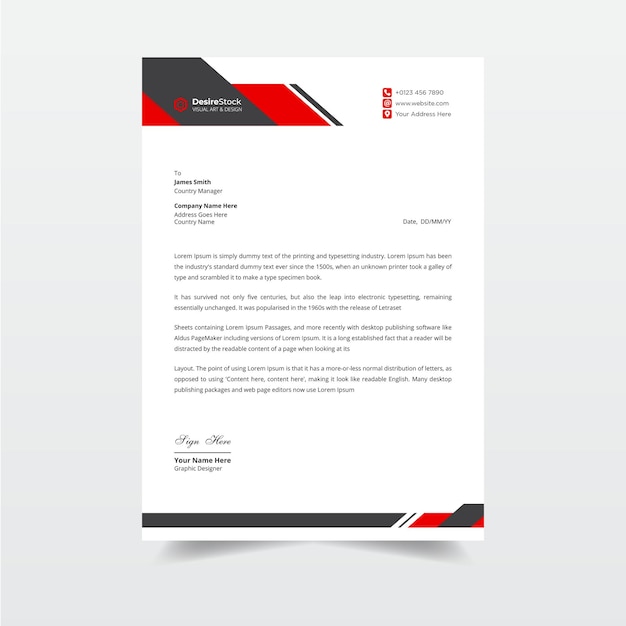 red and yellow fitness gym social media post template