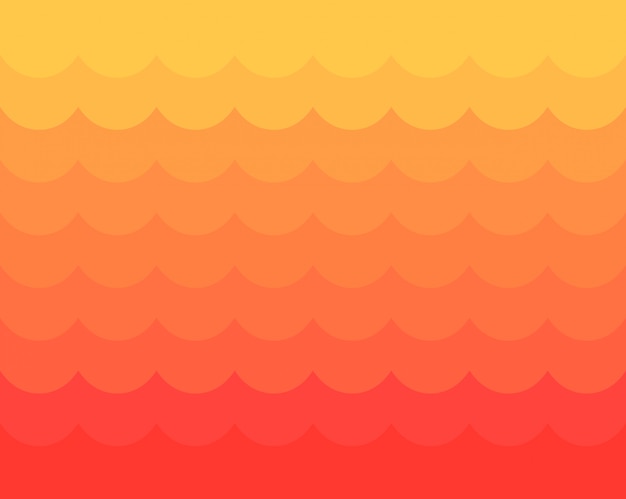 Red and yellow waves