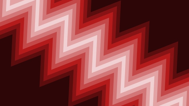 Red zig zag abstract background vector image for backdrop or fabric fashion style