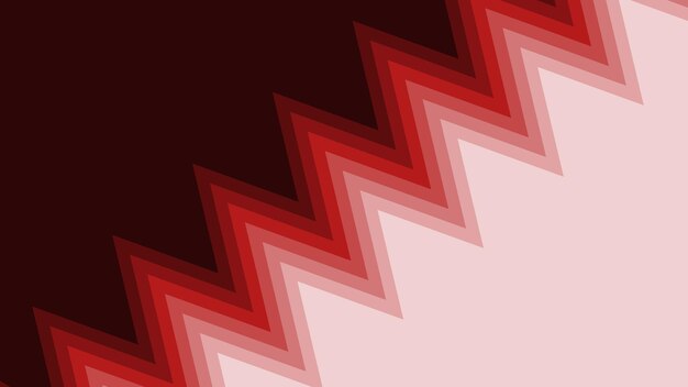 Red zig zag abstract background vector image for backdrop or fabric fashion style