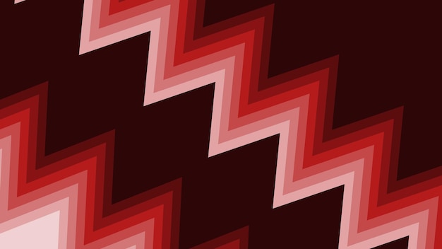 Red zig zag abstract background vector image for backdrop or fabric fashion style