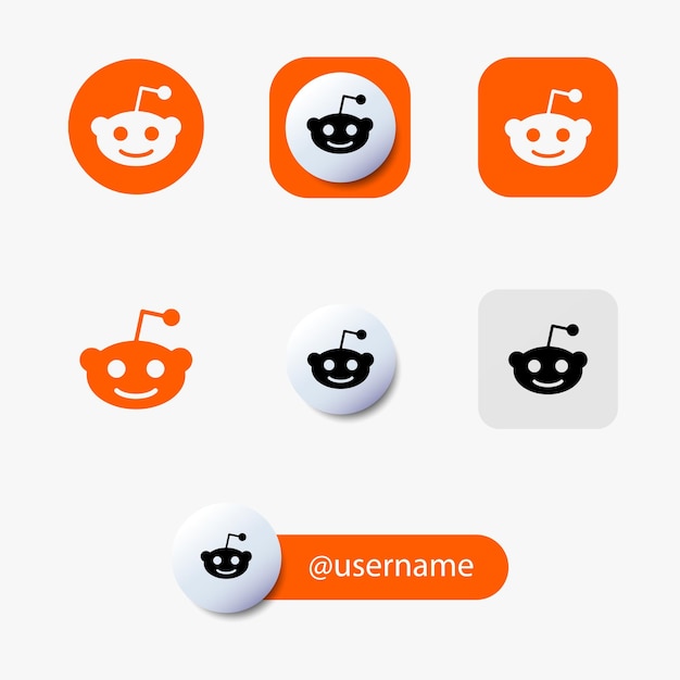 Вектор reddit логотип