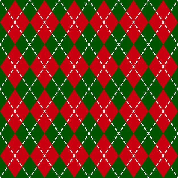 Vector redgreen seamless pattern vector illustration