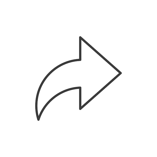Redo icoon instellen vernieuwen herstarten of herladen vector symbool herstellen of reset knop revisie teken in zwart gevuld en omschreven stijl