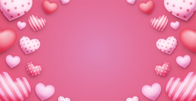 ベクトル redvalentinebackgroundwithcolorfulheart