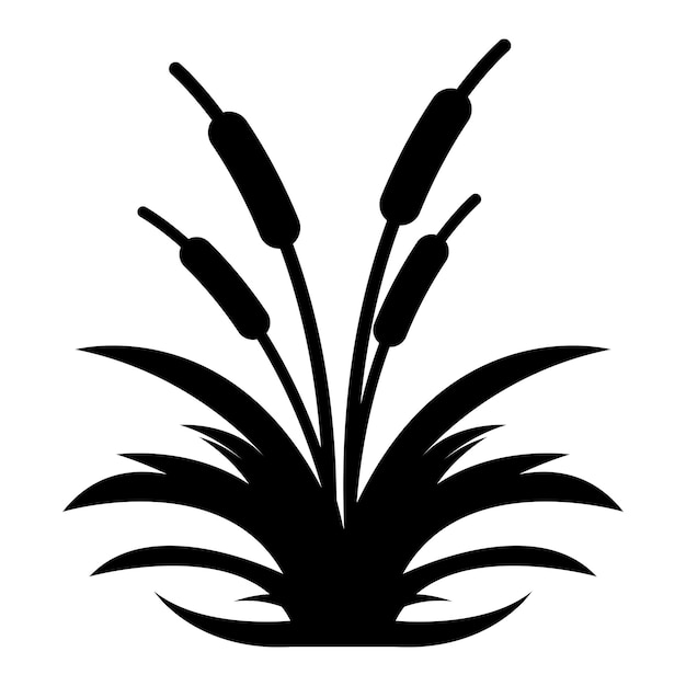 Reeds icon vector design template and symbol