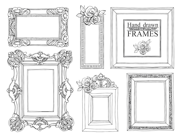 Reeks uitstekende frames