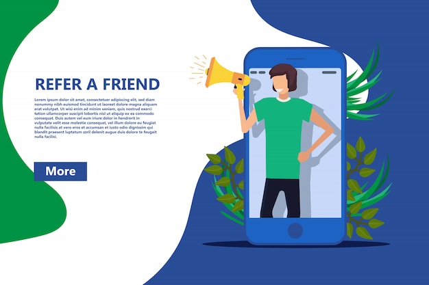 Refer a friend banner template