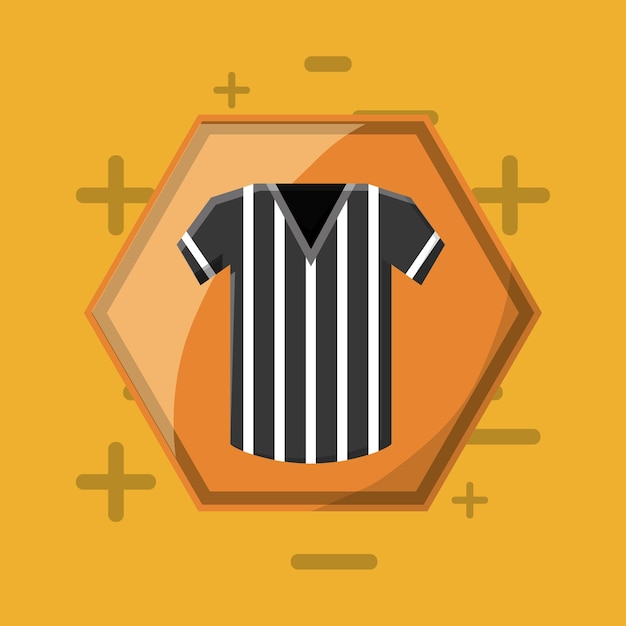 Vector referee jersey icon