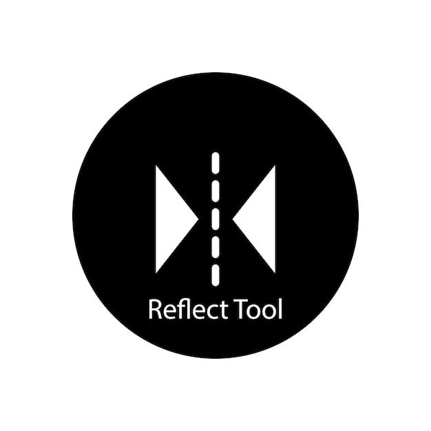 reflect tool icon vector template illlustration logo design