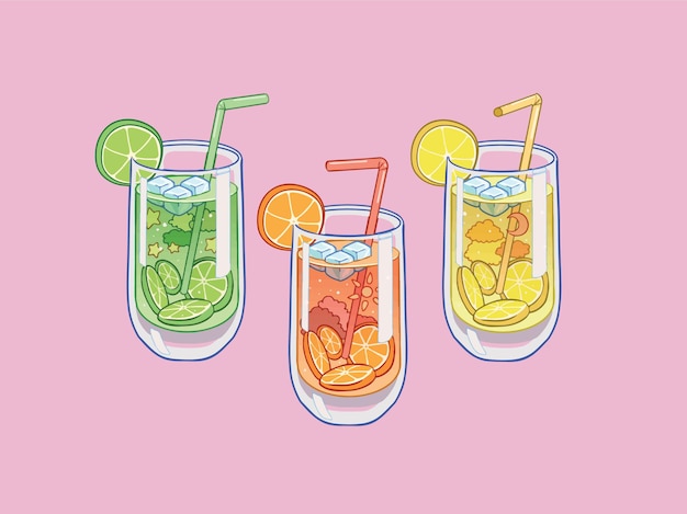 Refreshing Citrus Juices