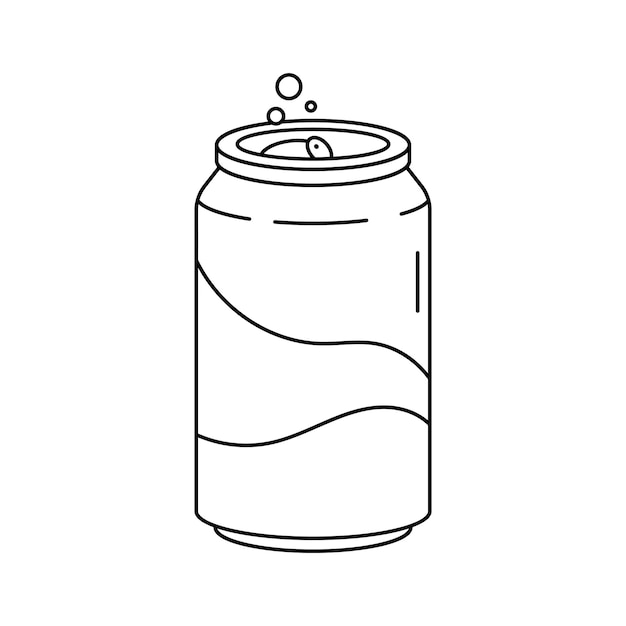 飲み物・ファストフードに最適なベクトルデザインの新鮮なソーダ