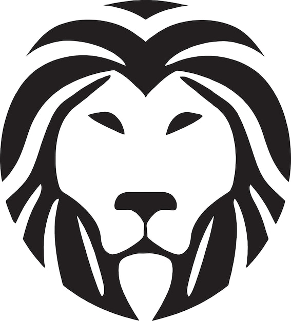 Regal Lion Icon Vector voor premium merken en producten