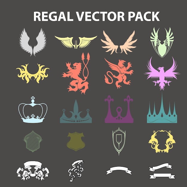 Regal vectorpakket