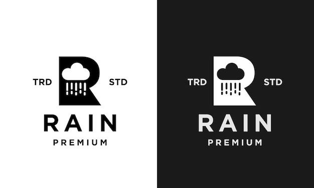 Regen letter r logo icon design modern logo