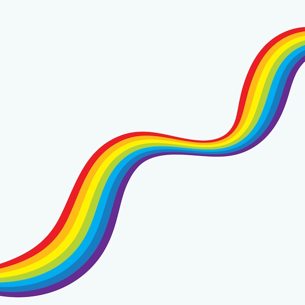 Regenboog achtergrond sjabloon vector