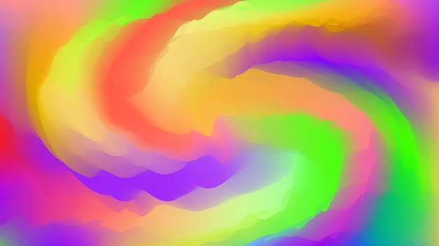 Regenboog kleur swirl abstract achtergrondontwerp
