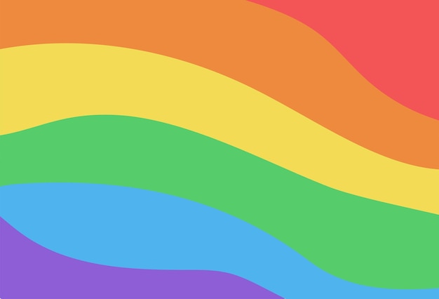 Regenboog kleurrijke achtergrond Trots maand LGBTQ trots vlag Vector illustratie