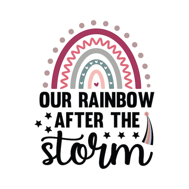 Regenboog SVG T-shirt ontwerp