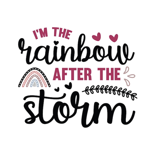 Regenboog SVG T-shirt ontwerp