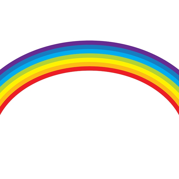 Regenboog vector achtergrond afbeelding sjabloon