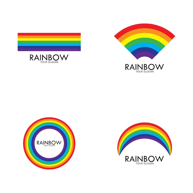 Regenboog vector pictogram illustratie