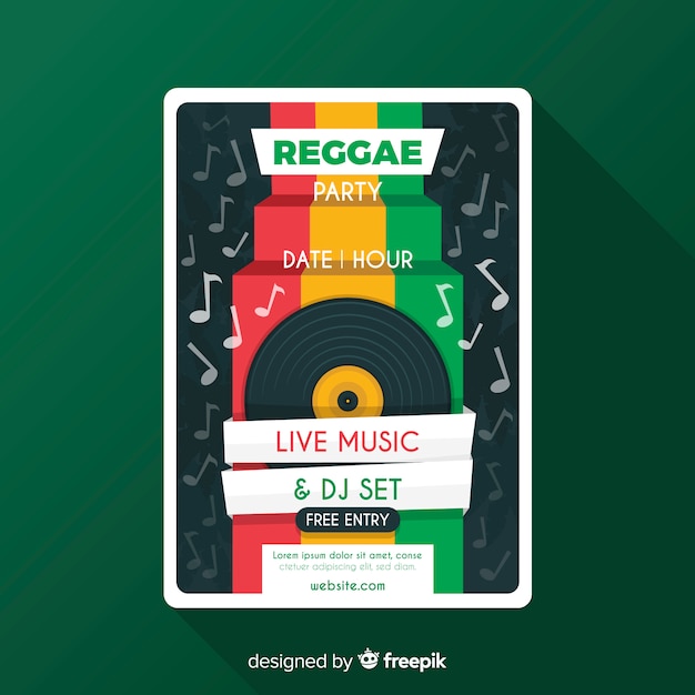 Reggae feestvlieger