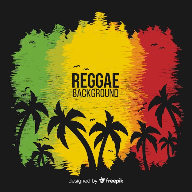 Reggaestijl achtergrond