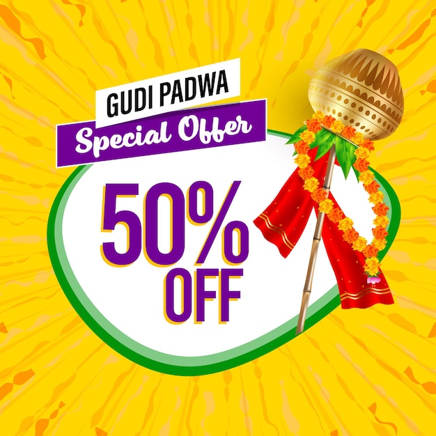 Regional new year gudi padwa maharastra festival special offer