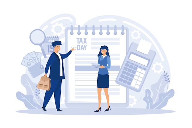Registratie van claimformulierdocument met belastingaangiftekredieten en financiële onkostenrapporten