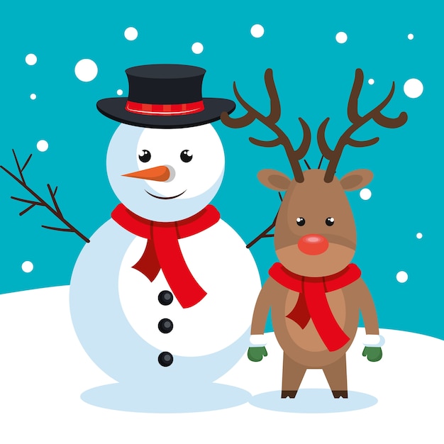 reindeer christmas icon