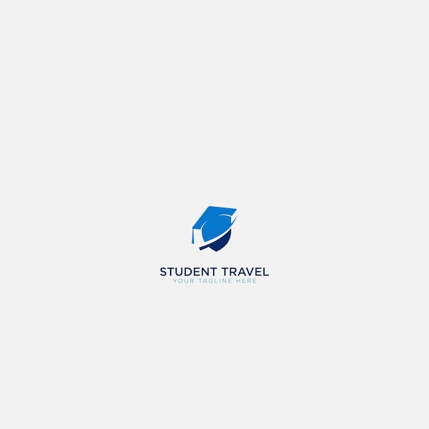 Reisacademie Student logo ontwerp modern