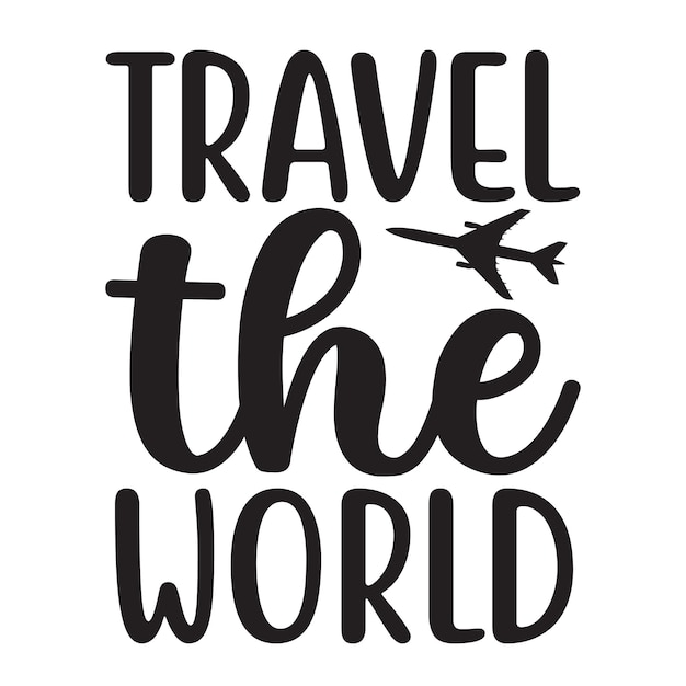 Reizen SVG T-shirt ontwerp