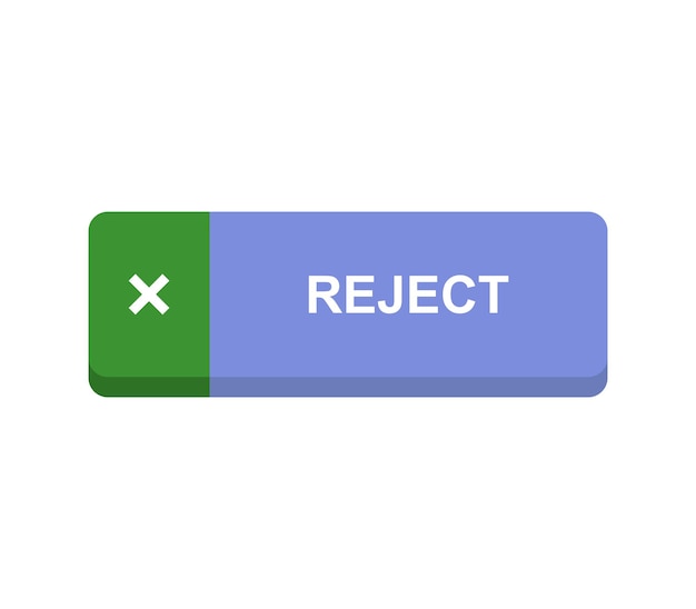 Vector reject button