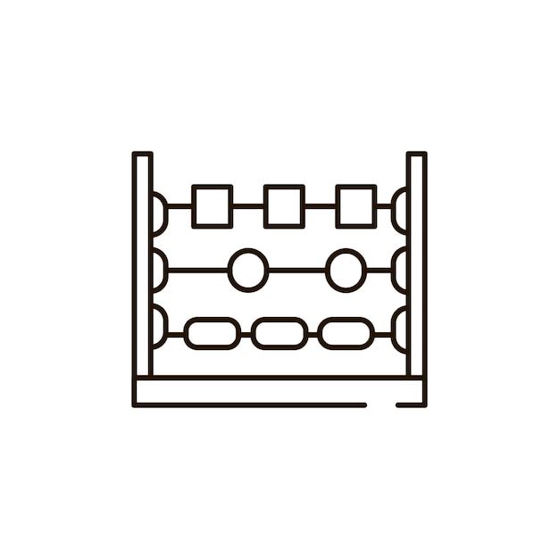 Rekenmachine vectortype pictogram