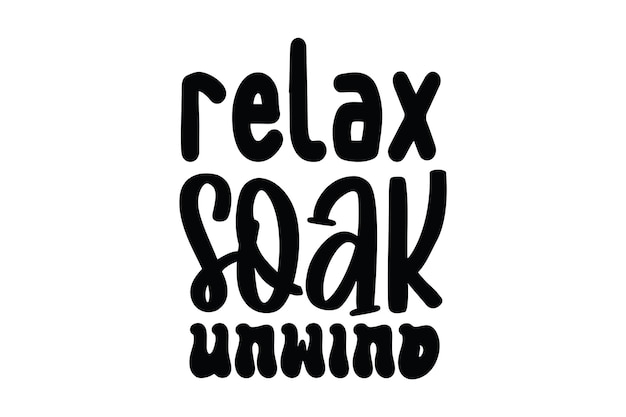 Vector relax soak unwind svg