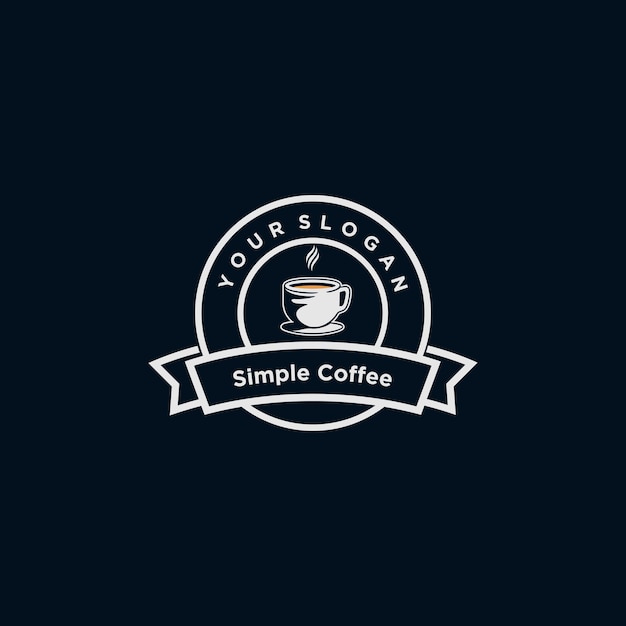 relax time with a cup coffee logo designs simple inspiration