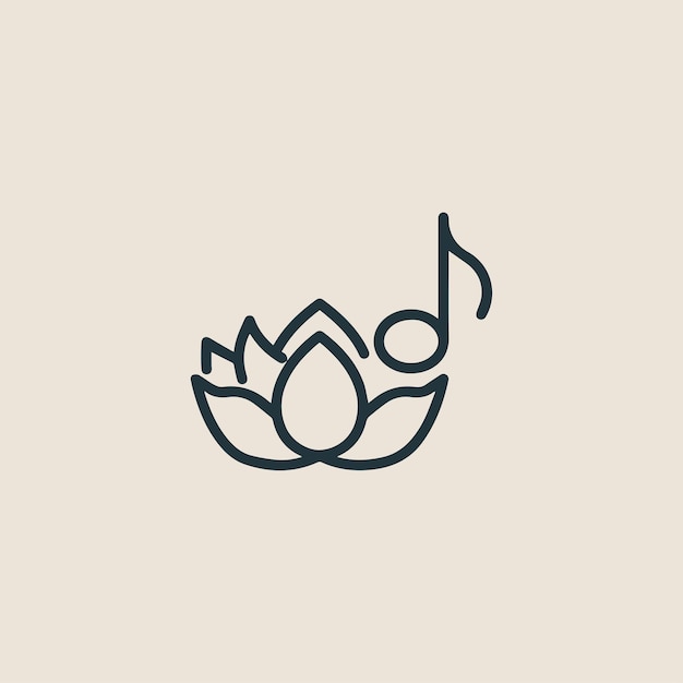 Relaxation music icon vector image