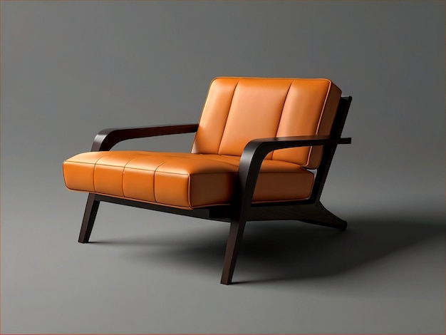 Расслабляющий кресло мебель изолированный вектор